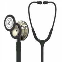 Стетоскоп Littmann Classic III, одноканальная трубка цвет черный, двусторонняя головка цвет «шампань», 69см, 5861
