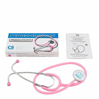 Стетофонендоскоп CS Medica CS-417 (розовый)