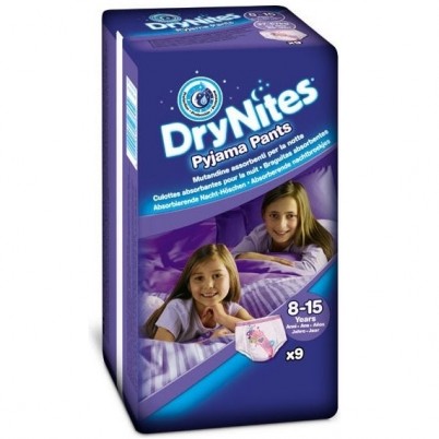 Huggies Drynites Трусики для девочек 8-15 лет (27-57 кг) 9шт