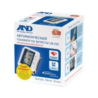Тонометр на запястье, функциональная классика A&D UB-402