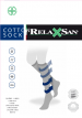 Гольфы Relaxsan Basic Cotton Socks British с рисунком мужские 1-го класса компрессии с хлопком, 820