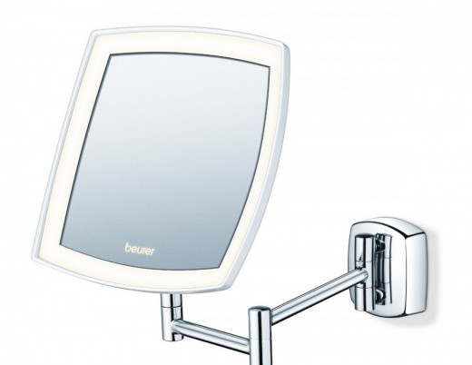 Зеркало косметическое Beurer BS 89 подвесное с 5-кратным увеличением и тремя уровнями освещенности диаметром 16см