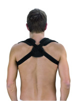 Бандаж на ключицу protect.Clavicle support фиксирует плечи в положении отведения, универсальный цвет серый, P55G