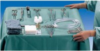 Простыня хирургическая BARRIER для укрытия стола Мейо, стерильная, одноразовая, размер 79х145см, 25 шт, 610601
