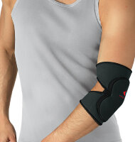 Налокотник с щитком Тонус Эласт повязка для фиксации локтевого сустава с защитой, цвет черный, 0212