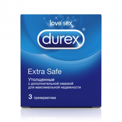 Презервативы увеличенного размера Дюрекс / Durex Comfort xxl, экстра длинные, широкие, удобные, упаковка 3шт