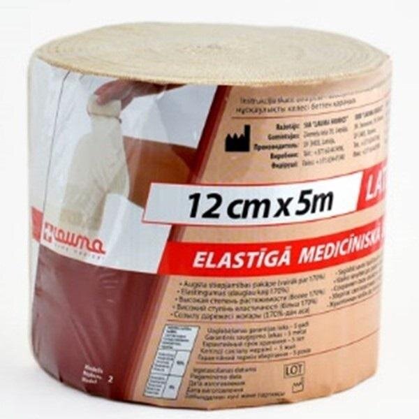 Бинт эластичный Лаума (Lauma) компрессионный для давящих и фиксирующих ...