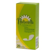 Прокладки ежедневные Натурелла / Naturella Normal, тонкие, впитывающий слой, слой с ромашковым лосьоном, 20шт