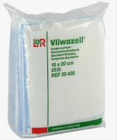 Повязка Фливацель (Vliwazell) абсорбирующая нестерильная для ран с высокой экссудацией, 15х20см, 25шт, 30432