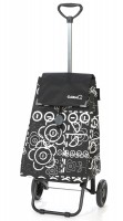 Тележка хозяйственная Garmol с сумкой Love с ярким красочным принтом, телескопическая ручка, 40 кг, 40 л, 203TL LV