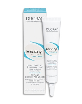 Корректор для лица Дюкрэ Керакнил / Ducray keracnyl стоп - акне для проблемной кожи, устраняет прыщи туба 10мл