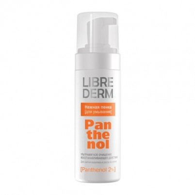 Пенка для умывания Либридерм / Librederm Пантенол, очищает от загрязнений и косметики, не сушит кожу, 160 мл