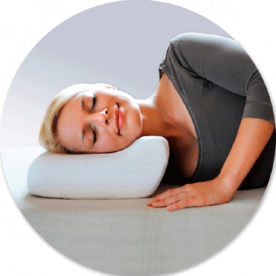 Подушка ортопедическая Sissel Standart для сна обеспечивает поддержку шейного отдела позвоночника, 47x33см, 3700