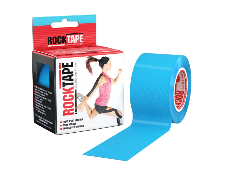 Кинезио Тейп Rocktape Classic для спортсменов облегчит боль и ускорит восстановление, носится до 7 дней, 5см×5м