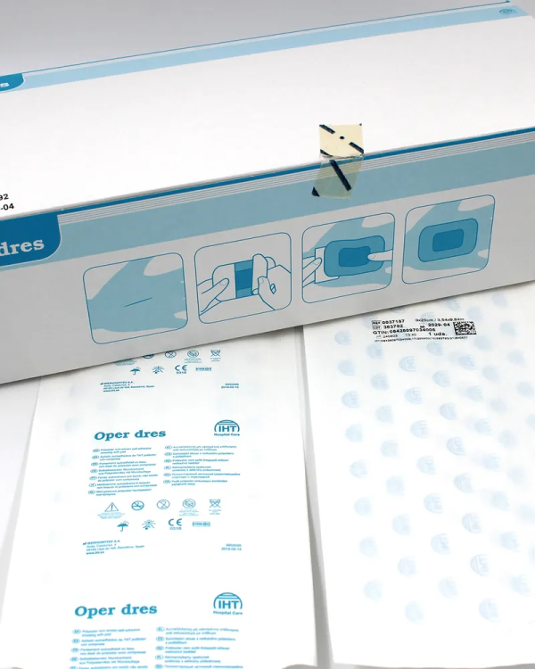 Повязка Oper Dress (Опер Дресс) самофиксирующаяся с абсорбирующей прокладкой, 9х25см, 40шт, 0037157