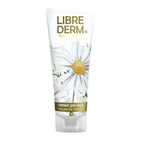 Пилинг-скатка Либридерм / Librederm, для лица, с ромашкой, бережное очищение кожи, удаляет отмершие клетки, туба 75 мл