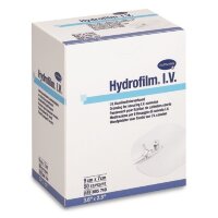 Повязка Hydrofilm I.V. (Гидрофилм ай ви) для фиксации катетеров самоклеящаяся размером 9х7см, 685740