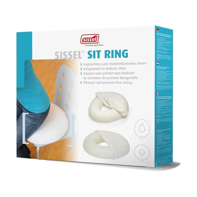Подушка ортопедическая Sissel Sitting Ring Round на сидение, круг для женщин 45х45х7.5см, 3713