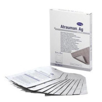 Повязка Atrauman AG (Атрауман АГ) с серебром мазевая антибактериальная, 10х10см, 499573 (499603)