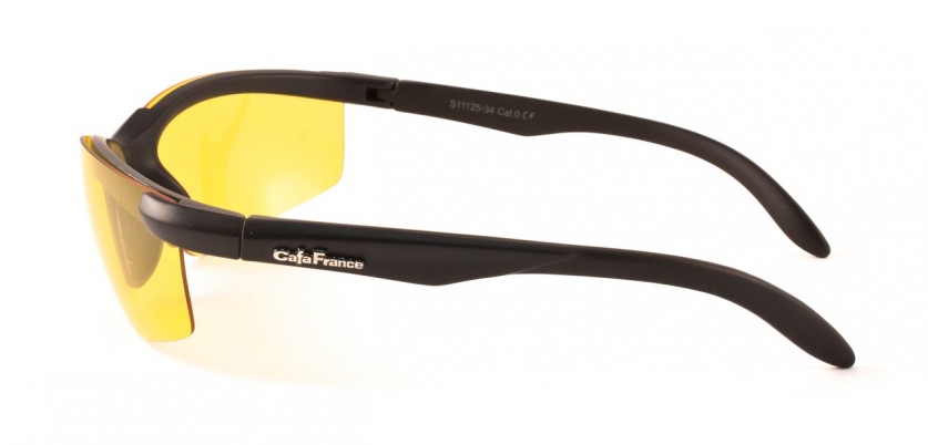 Очки поляризационные Cafa France спорт, для езды в условиях плохой видимости, против бликов и фар, желт линза, S11125Y