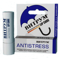 Помада губная гигиеническая "ВИТРУМ LIP CARE ANTISTRESS" 2,8г