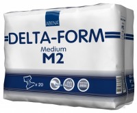 Подгузники для взрослых Delta-Form M2 с липучками многоразовые воздухопроницаемые, 70-110см, 20шт, 308862