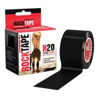 Кинезио Тейп RockTape H20 с клеевой основой повышенной водостойкости облегчает боль и ускоряет восстановление, 5см×5м