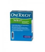 Тест полоски для определения количества глюкозы в крови OneTouch Select, точность, результат анализа за 5 секунд, 50шт