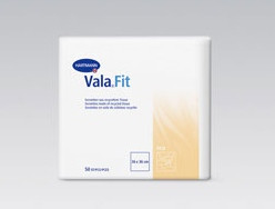 Салфетки Vala fit eco (Вала фит эко) одноразовые 3-х слойные гигиенические, цвет оранжевый, 36х36см, 50шт, 992340