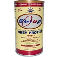 Питание для спортсменов Solgar Whey To Go со вкусом шоколада, источник белка, аминокислот и минералов, 454мг