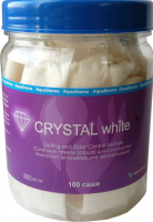 Абсорбирующие пакеты-саше Кристалл Вайт (Crystal White) для стомных мешков и санитарных ёмкостей