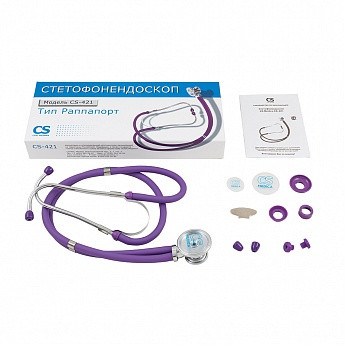Стетофонендоскоп CS Medica CS-421 (фиолетовый)