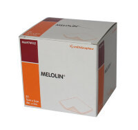 Повязка Melolin послеоперационная и для оказания первой помощи абсорбирующая стерильная, 5х5см, 25шт, 66974932