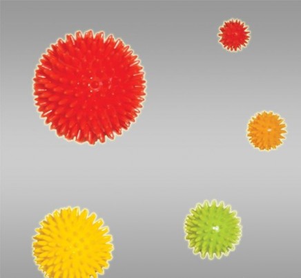 Мяч массажный Крейт ММ5 диаметром 5см игольчатый, улучшает крообращение и ускоряет обменные процессы
