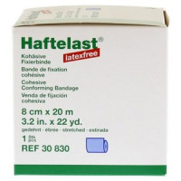 Бинт Haftelast (Хафтэласт) фиксирующий когезивный эластичный, 8см х 20м