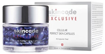 Капсулы клеточные омолаживающие Skincode Exclusive Cellular Perfect Skin Capsules  совершенная кожа 14,9мл