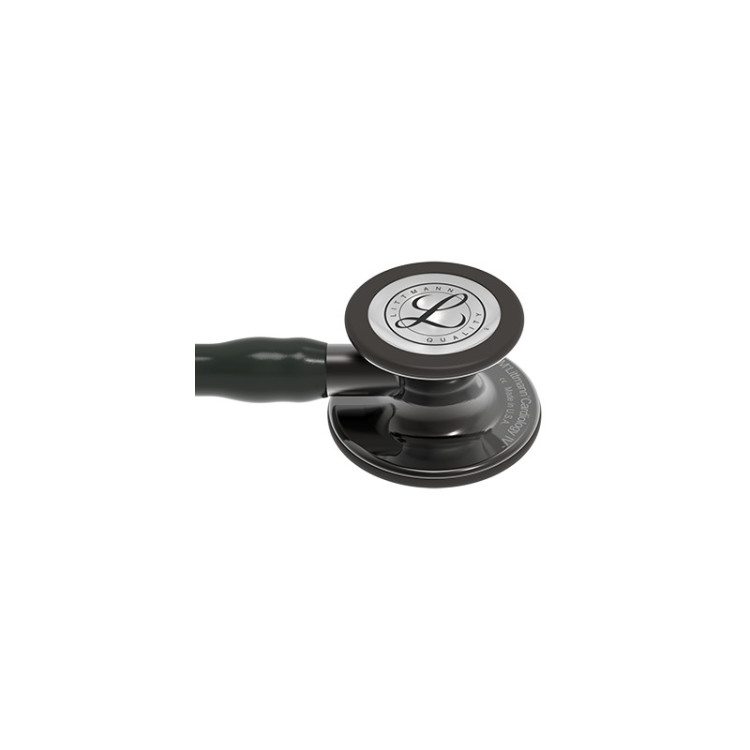 Стетоскоп Littmann Cardiology IV с черной трубкой, длиной 69 см, акустическая головка дымчатая, 6162