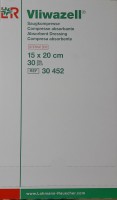 Повязка Фливацель (Vliwazell) для ухода за ранами с высокой экссудацией, стерильная, 15х20см, 30452