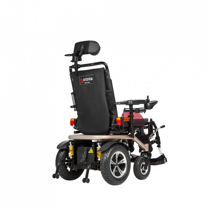 Электроколяска Ortonica Pulse 250 с мощными приводами, устройством для преодоления препятствий и амортизаторами колес