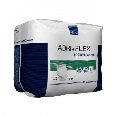 Подгузники - трусики для взрослых Abri - Flex Premium M2, дышащие, гипоаллергенные, объем 80 - 110 см, 14 шт., 41084