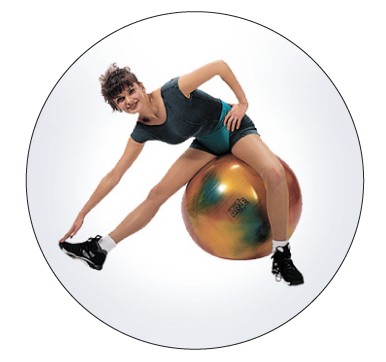 Мяч гимнастический Gymnic Arte фитболл с BRQ (антиразрывная система) диаметром 65см