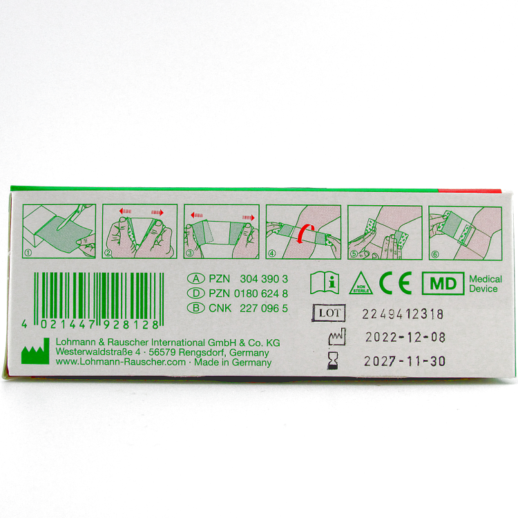 Повязка медицинская пленочная прозрачная Супрасорб Ф (Suprasorb F), в рулоне, нестерильная 10 см х 1 м, 20467