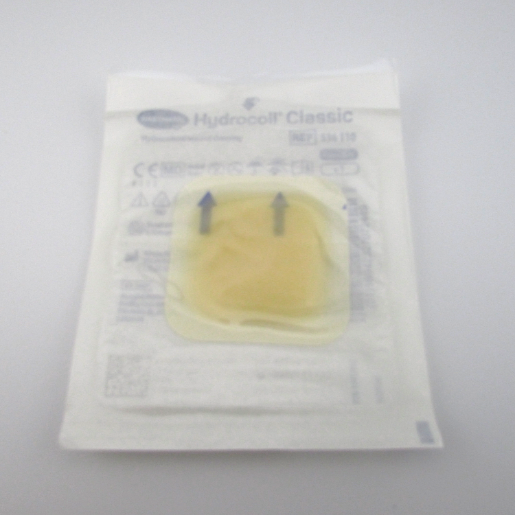 Повязка Гидроколл Классик (Hydrocoll Classic) гидроколлоидная самофиксирующаяся создает среду для заживления 5х5см, 536110