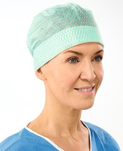 Шапочка медсестры Sentinex Nova (Сентинекс Нова) зеленая, 100шт, 17424