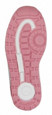 Кроссовки ортопедические Сурсил-Орто для девочек демисезонные кожаные с жестким задником, розовые с белым, 65-127