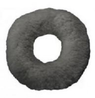 Противопролежневая подушка с отверстием Orliman круглая из ткани с ворсом и антимикробной пропиткой серая, Osl1101