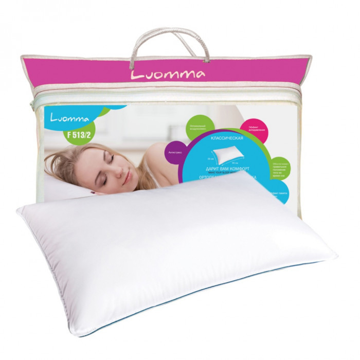 Подушка классическая ортопедическая с эффектом памяти Luomma, 35Х55 см., F-513/2