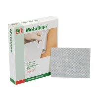 Повязка Metalline (Металлине) металлизированная стерильная для трахеостомы в рулоне 10см х5м, 23080