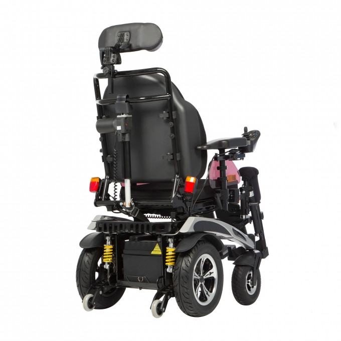 Электроколяска Ortonica Pulse 370 с электрорегулировками угла наклона спинки и сидения и системой освещения
