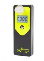Алкотестер Алкогран AG-100 для измерения алкоголя, с контролем полноты выдоха, счетчиком тестов и мундштуком